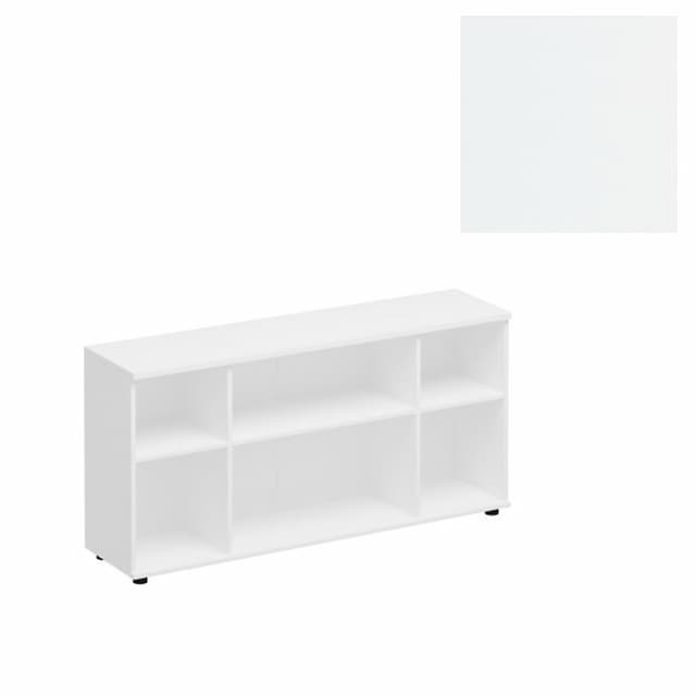 Каркас шкафа комбинированного низкого Юнитекс Комфорт К.521 БП (154x38x75) белый премиум