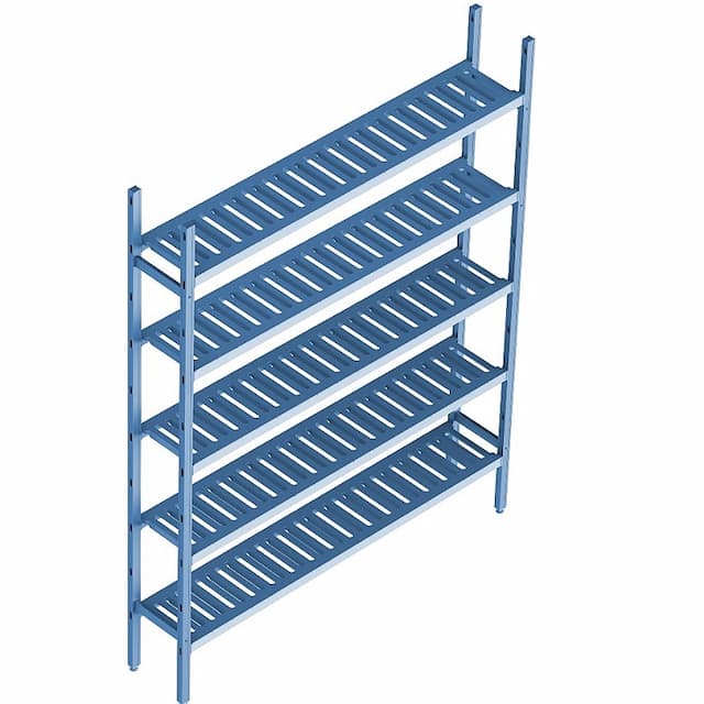 Стеллаж модульный базовый POLAIR LOAD.ME POLY 21AL.5PP50.11B