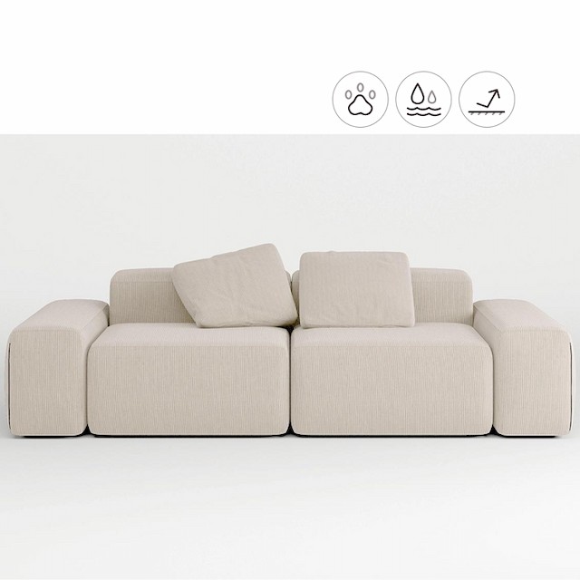 Диван Мастерфабрик Рохо Kenya beige ткань велюр