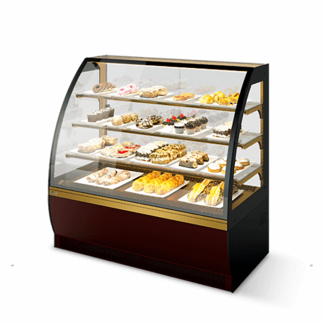 Витрина кондитерская Chilz Vete lux 90 ВК205 (шоколад/золотой глянец)