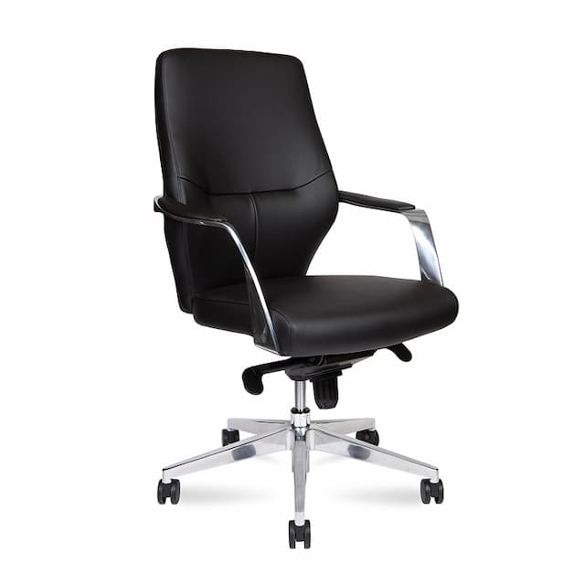 Кресло офисное Norden Capital L326MCA-LB-Black (черная экокожа)