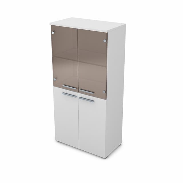 Шкаф АЛСАВ Gloss 9Ш.004.6 белый премиум