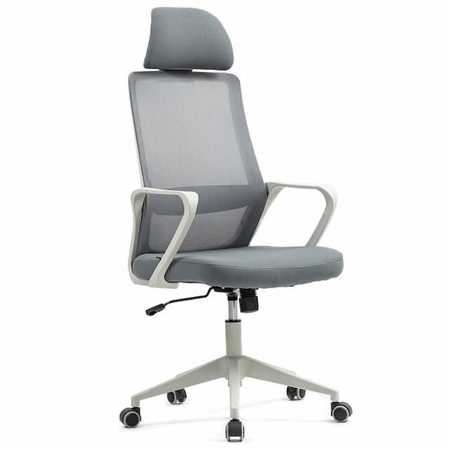 Кресло офисное Riva Chair Point (8325H) серый пластик/темно-серый