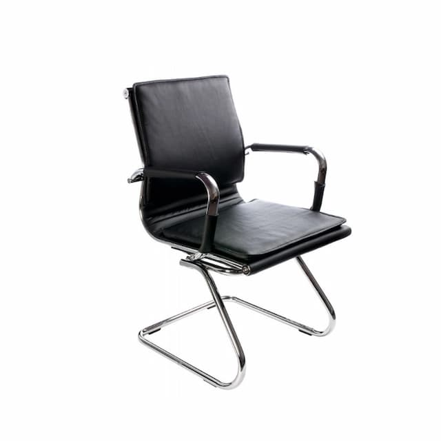 Кресло Бюрократ Ch-993-Low-V, обивка: эко.кожа, цвет: черный (CH-993-LOW-V/BLACK)