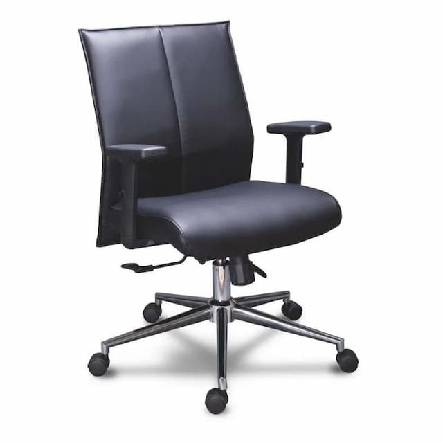Кресло для руководителя Мирей Линк 709 хром паук короткий, кожзам