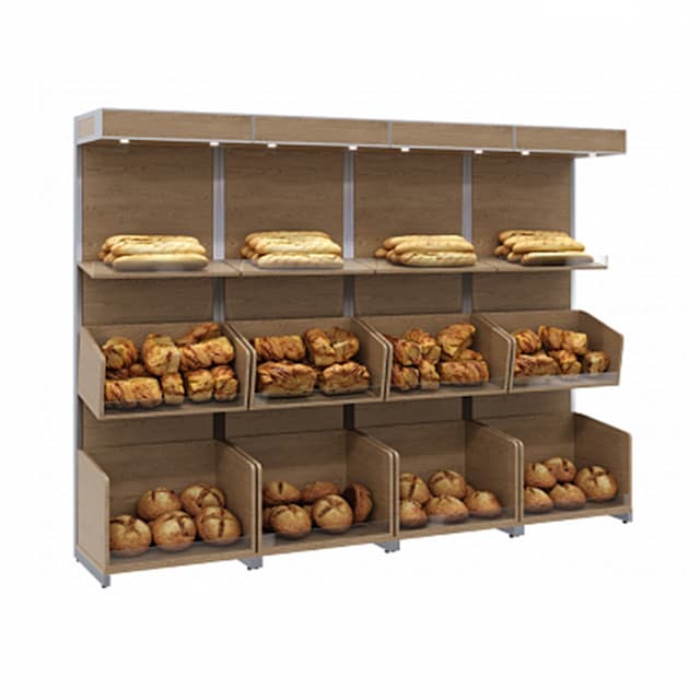 Нейтральная пристенная витрина Полюс CARBOMA S5-20 11