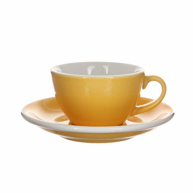 Кофейная пара Loveramics (Лаврамикс) Egg 150ml желтая