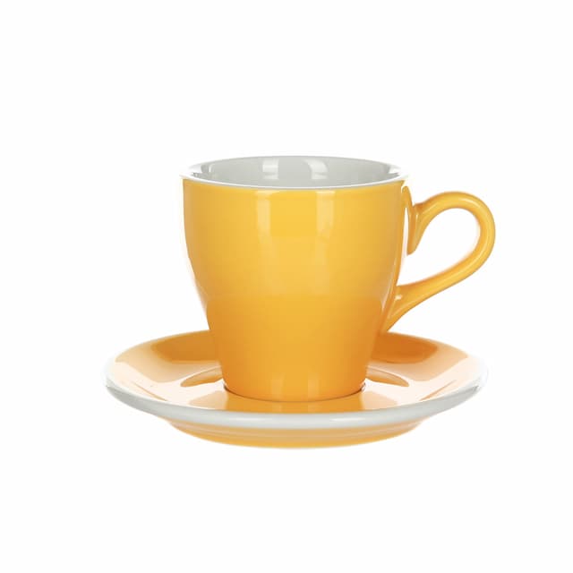 Кофейная пара Loveramics Tulip 280ml желтый (yellow Bye)